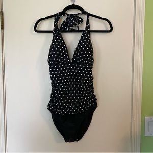 2Bamboo one piece swimsuit, polka dot